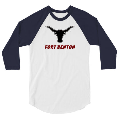 Fort Benton Longhorns 3/4 Sleeve Raglan Shirt