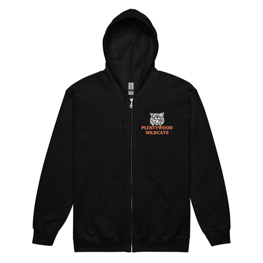 Plentywood Wildcats Unisex Zip Hoodie