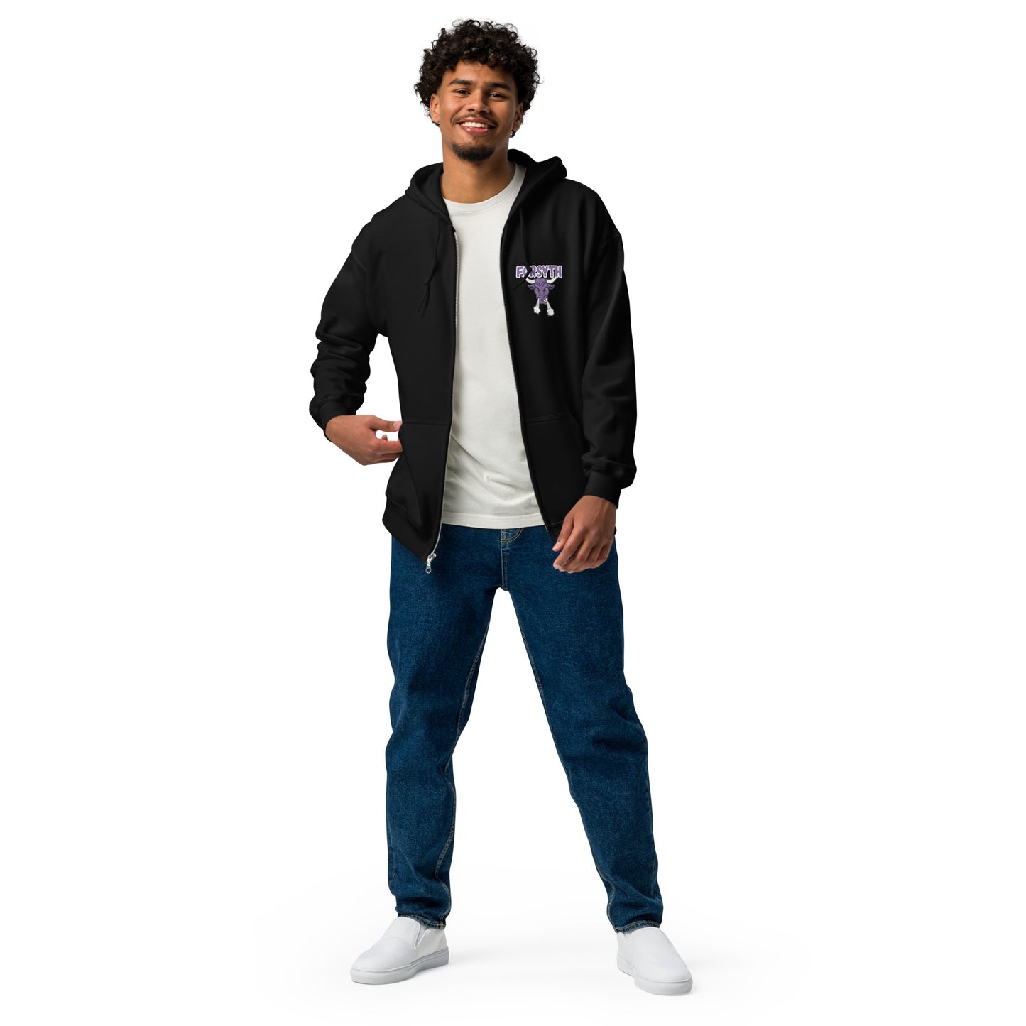 Forsyth Dogies Unisex Zip Hoodie