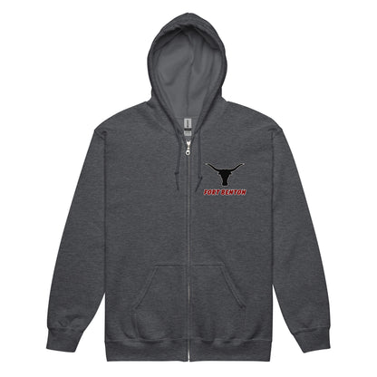 Fort Benton Longhorns Unisex Zip Hoodie