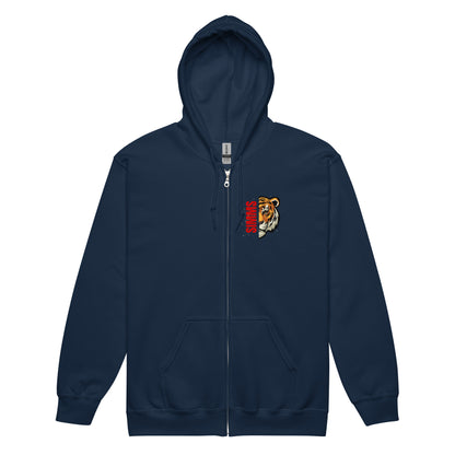 Simms Tigers Unisex Zip Hoodie