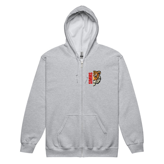 Simms Tigers Unisex Zip Hoodie