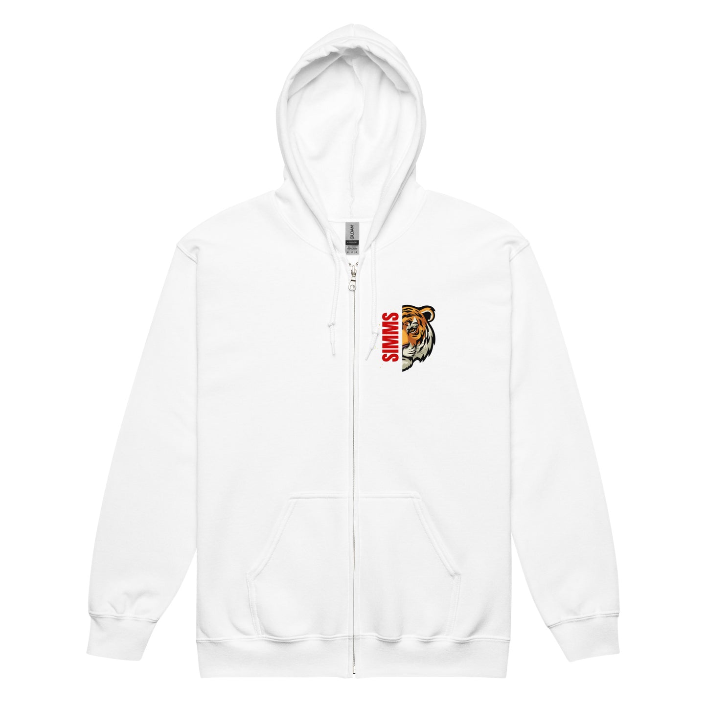 Simms Tigers Unisex Zip Hoodie