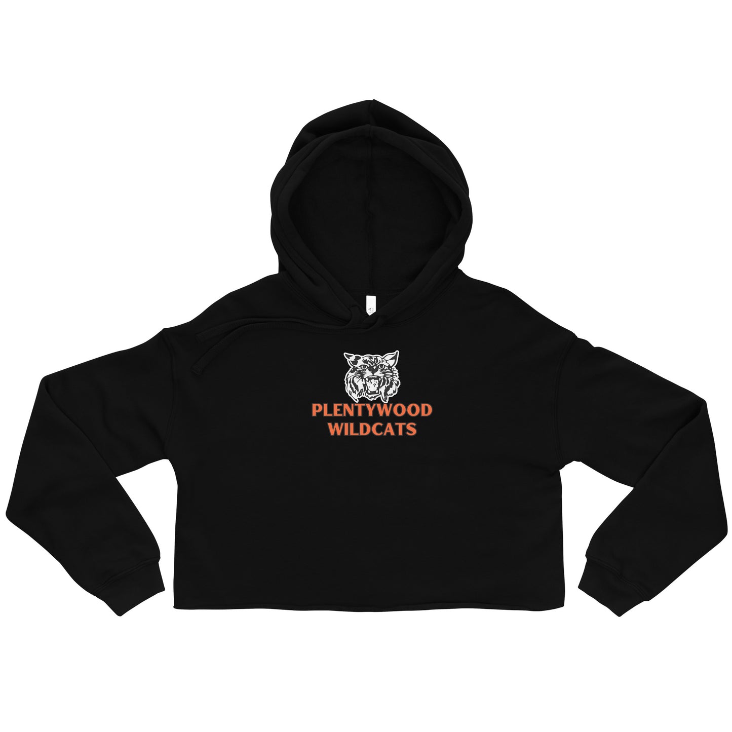 Plentywood Wildcats Crop Hoodie