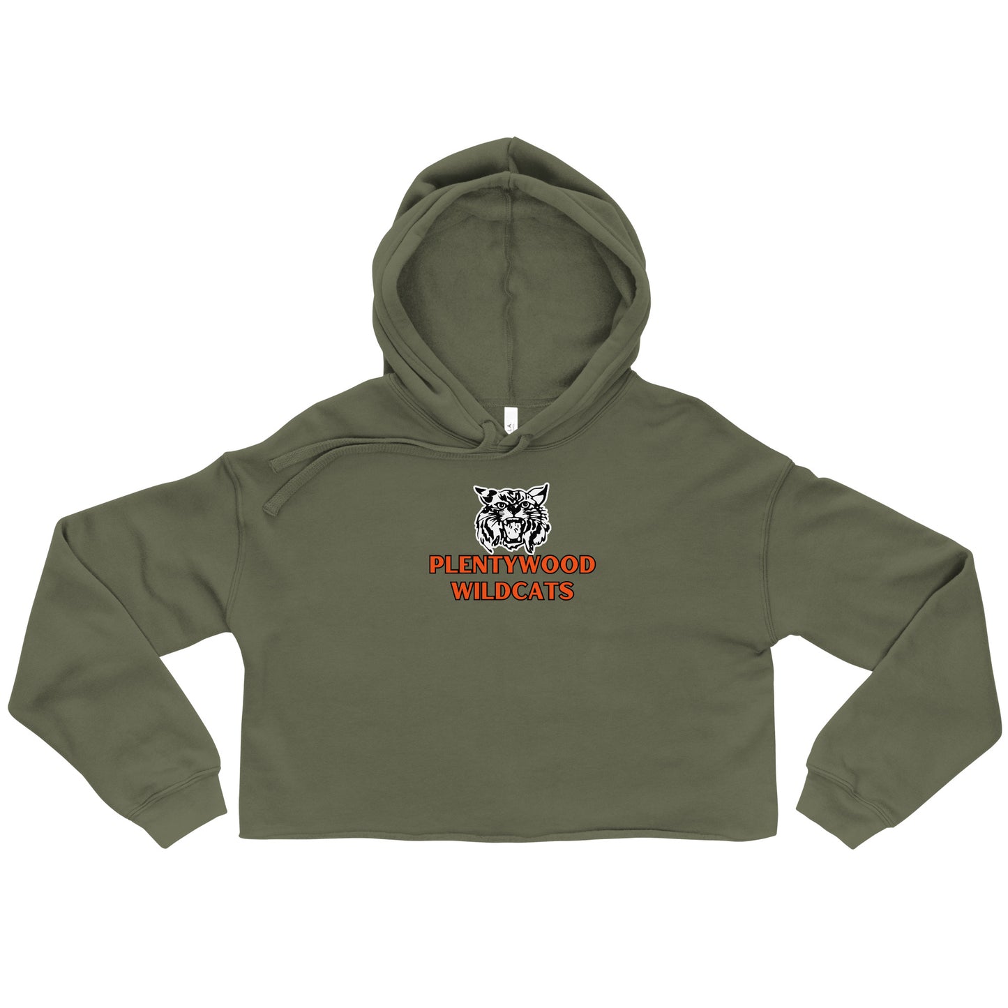 Plentywood Wildcats Crop Hoodie