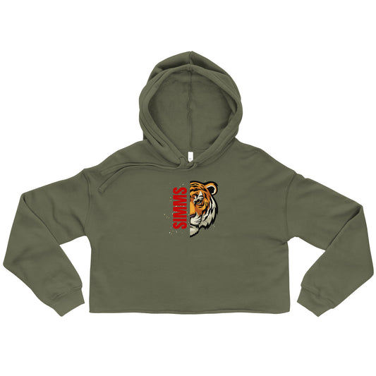 Simms Tigers Crop Hoodie