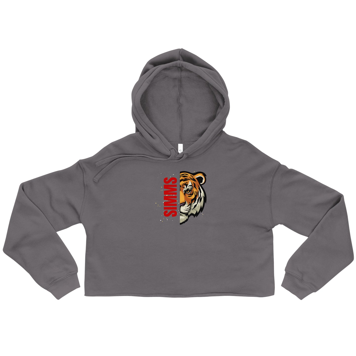 Simms Tigers Crop Hoodie