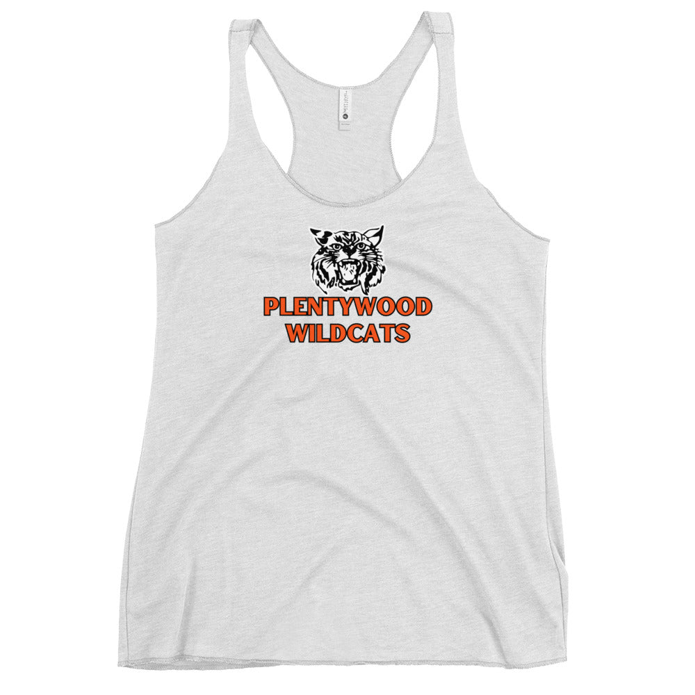 Plentywood Wildcats Women's Racerback Tank