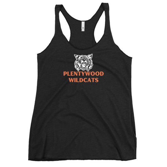 Plentywood Wildcats Women's Racerback Tank